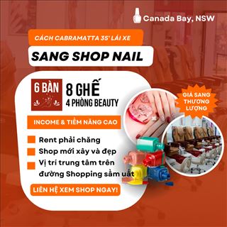 Sang shop Nails cách Cabramatta 35' lái xe, cơ hội ko nên bỏ qua