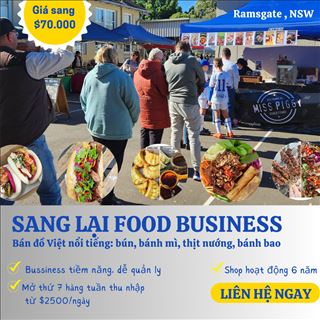 Sang lại food business tại Ramsgate market Sydney