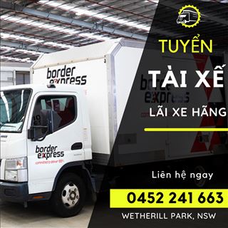 Cần tái xe có bằng HR, có kinh nghiệm lương cao vùng Wetherill 