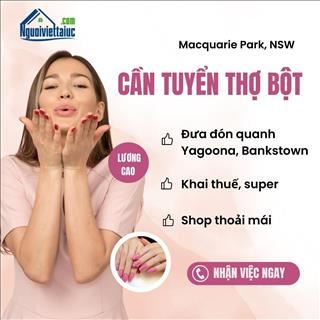 Shop ở Macquarie Centre cần thợ bột lương cao full-time/part-time